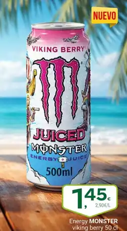 Supermercados Dani MONSTER Energy viking berry oferta