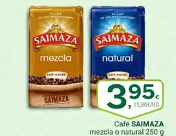 Supermercados Dani SAIMAZA Café mezcla o natural oferta