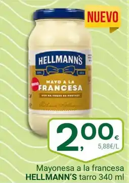 Supermercados Dani HELLMANN'S Mayonesa a la francesa tarro oferta