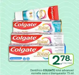 Supermercados Dani COLGATE Dentifrico total advanced esmalte sano o blanqueador oferta