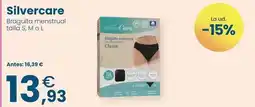 Clarel Silvercare - braguita menstrual talla s, m o l oferta