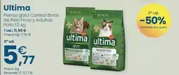 Clarel Ultima - pienso gato control bolas de pelo pavo y adultos pollo oferta