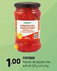 Coviran Coviran - pebrots del piquillo tires amb all oferta