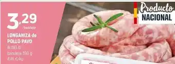 Coviran Aldelis - longaniza de pollo pavo oferta