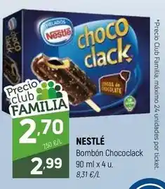 Coviran Nestlé - bombon chococlock oferta