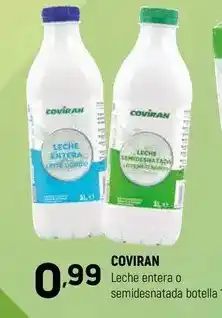 Coviran Coviran - leche entera o semidesnatada oferta