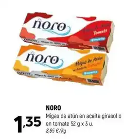 Coviran Migas de atun en aceite girasol o en tomate oferta