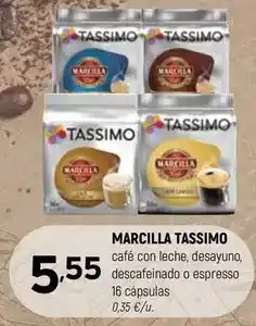 Coviran Marcilla - tassimo oferta