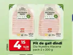 Dia DIA NUESTRA ALACENA Pit de gall dindi oferta