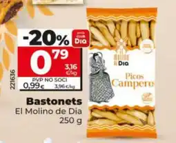 Dia EL MOLINO DE DIA Bastonets oferta