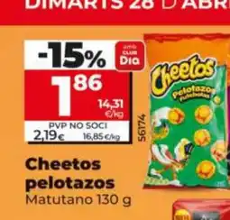 Dia CHEETOS Pelotazos oferta