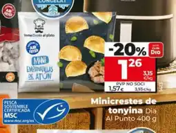 Dia DIA AL PUNTO Minicrestes de tonyina oferta