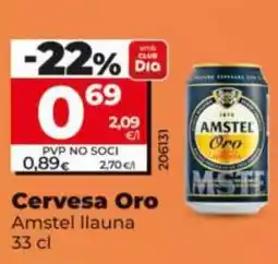 Dia AMSTEL Cervesa Oro oferta