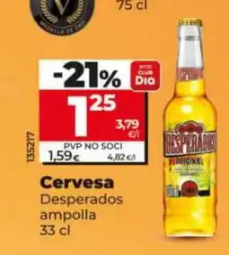 Dia DESPERADOS Cervesa oferta