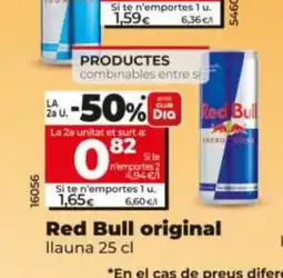 Dia RED BULL original oferta