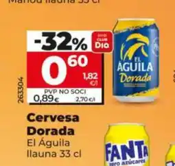 Dia EL ÁGUILA Cervesa Dorada oferta