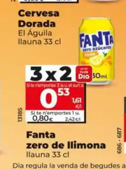 Dia FANTA zero de llimona oferta