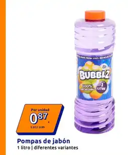 Action Pompas de jabón oferta