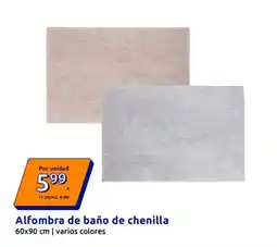Action Alfombra de baño de chenilla oferta