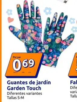 Action Guantes de jardín Garden Touch oferta