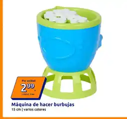 Action Máquina de hacer burbujas oferta