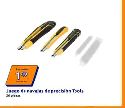 Action Juego de navajas de precisión Tools oferta