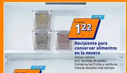 Action Recipiente para conservar alimentos en la nevera oferta