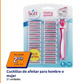 Action Cuchillas de afeitar para hombre o mujer oferta