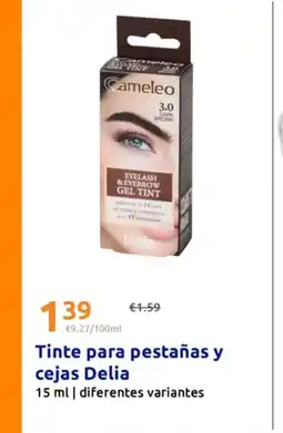 Action Tinte para pestañas y cejas Delia oferta