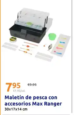 Action Maletín de pesca con accesorios Max Ranger oferta