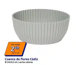 Action Cuenco de flores Cádiz oferta