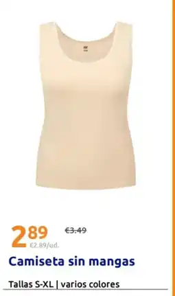 Action Camiseta sin mangas oferta