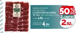 Condis LA XARCUTERIA DE CONDIS Espatlla d'enceball de camp ibèrica oferta