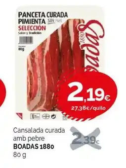 Condis BOADAS 1880 Cansalada curada amb pebre oferta