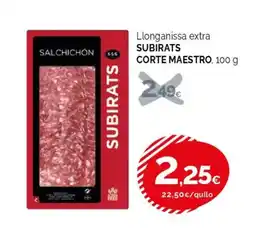 Condis SUBIRATS CORTE MAESTRO Llonganissa extra oferta