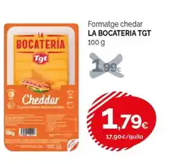 Condis LA BOCATERIA TGT Formatge chedar oferta
