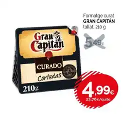 Condis GRAN CAPITÁN Formatge curat oferta