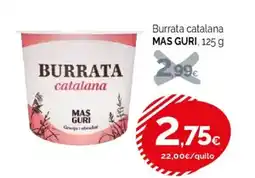 Condis MAS GURI BURRATA catalana oferta