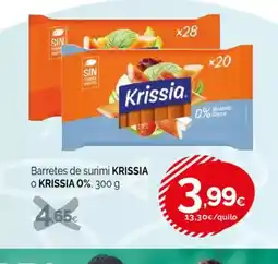 Condis KRISSIA Barretes de surimi oferta