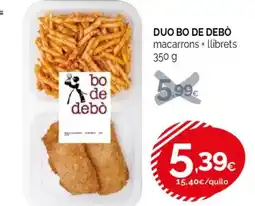 Condis DUO BO DE DEBÒ macarrons + Llibrets oferta