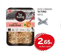 Condis TA TUNG Arròs 3 delícies oferta