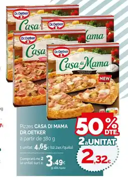 Condis CASA DI MAMA DR.OETKER Pizzes oferta
