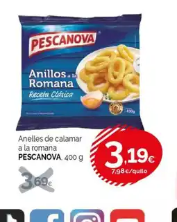Condis PESCANOVA Anelles de calamar a la romana oferta