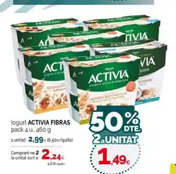 Condis ACTIVIA FIBRAS Iogurt oferta