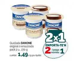 Condis DANONE Quallada original o ensucrada oferta