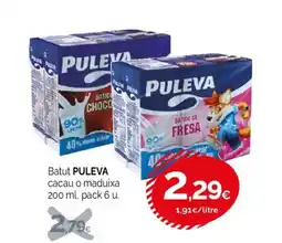 Condis PULEVA Batut cacau o maduixa oferta