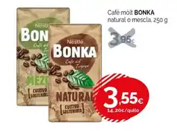 Condis BONKA Cafè molt natural o mescla oferta