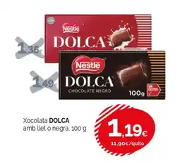 Condis DOLCA Xocolata amb llet o negra oferta