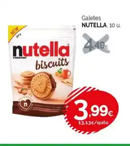 Condis NUTELLA Galetes oferta