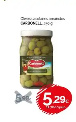 Condis CARBONELL Olives casolanes amanides oferta